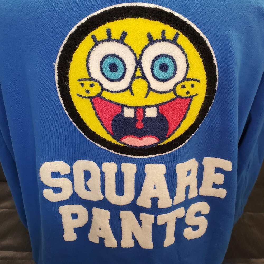 Nickelodeon SpongeBob Squarepants x Metersbonwe 2012 Full Zip Hoodie Adult Size